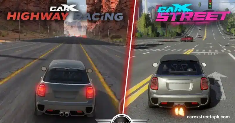 Featured image for CarX Street Mod APK vs CarX Highway Racing Mod APK
