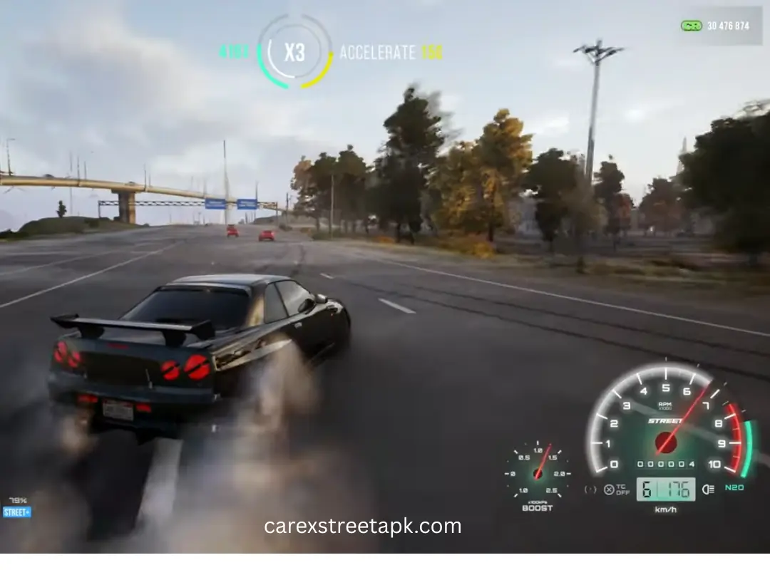 CarX Street Gameplay Background Image