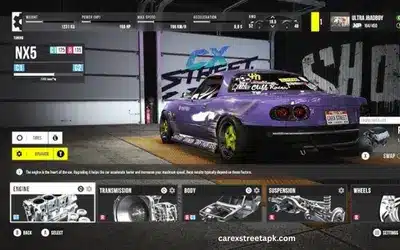 Image for Customization of Car in CarX Street Mod