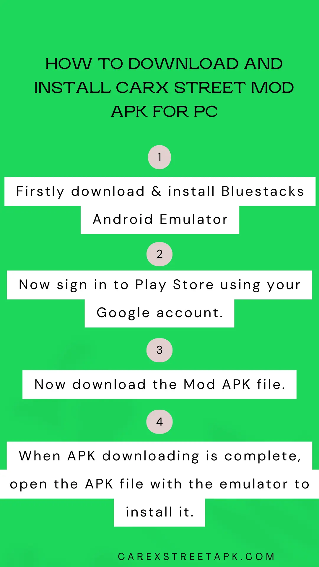 How to Download and Install CarX Street MOD APK for PC