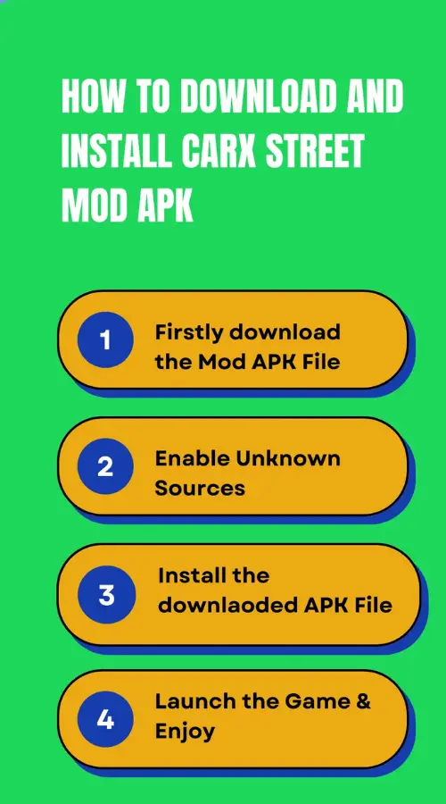 How to download & install CarX Street MOD APK